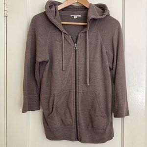 James Perse Standard zip up hoodie